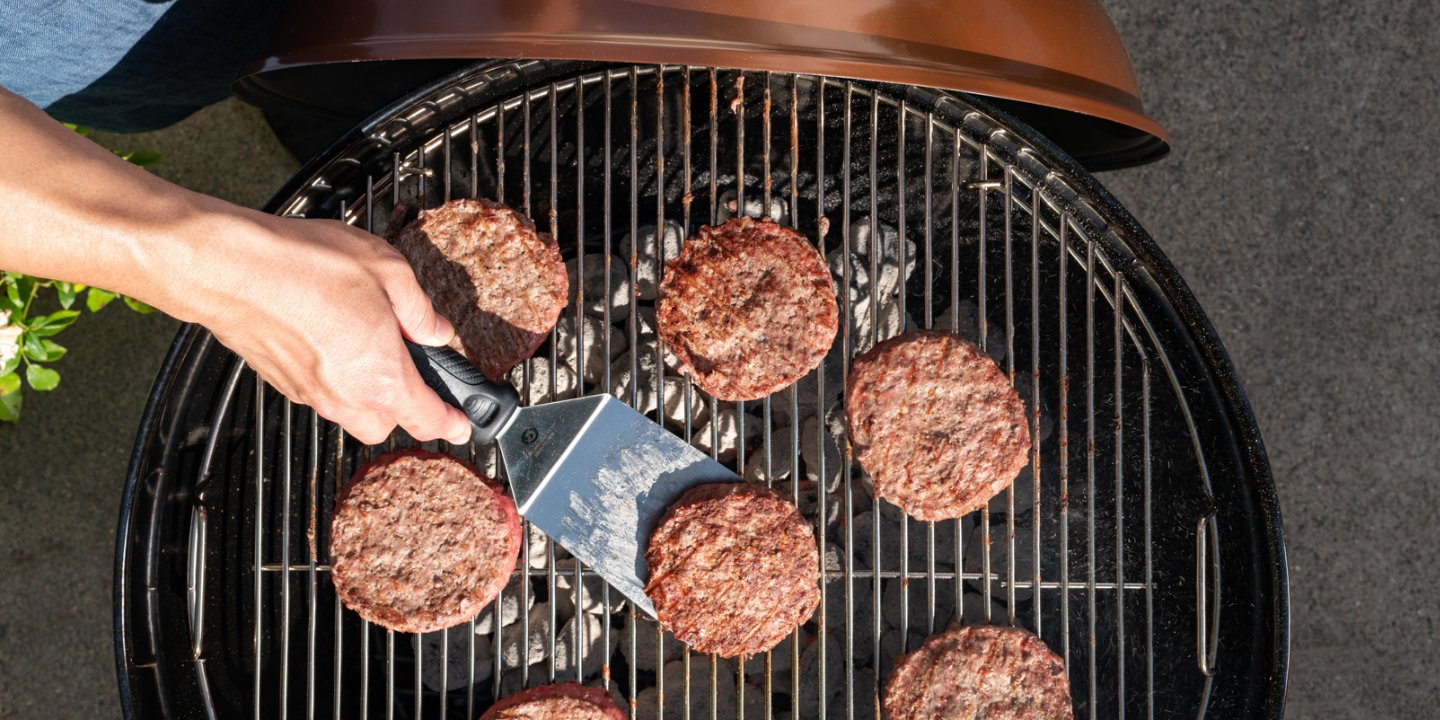 Padella Per Barbecue Antiaderente - Perfetta Per Pesce, Verdure E Carne Alla Griglia