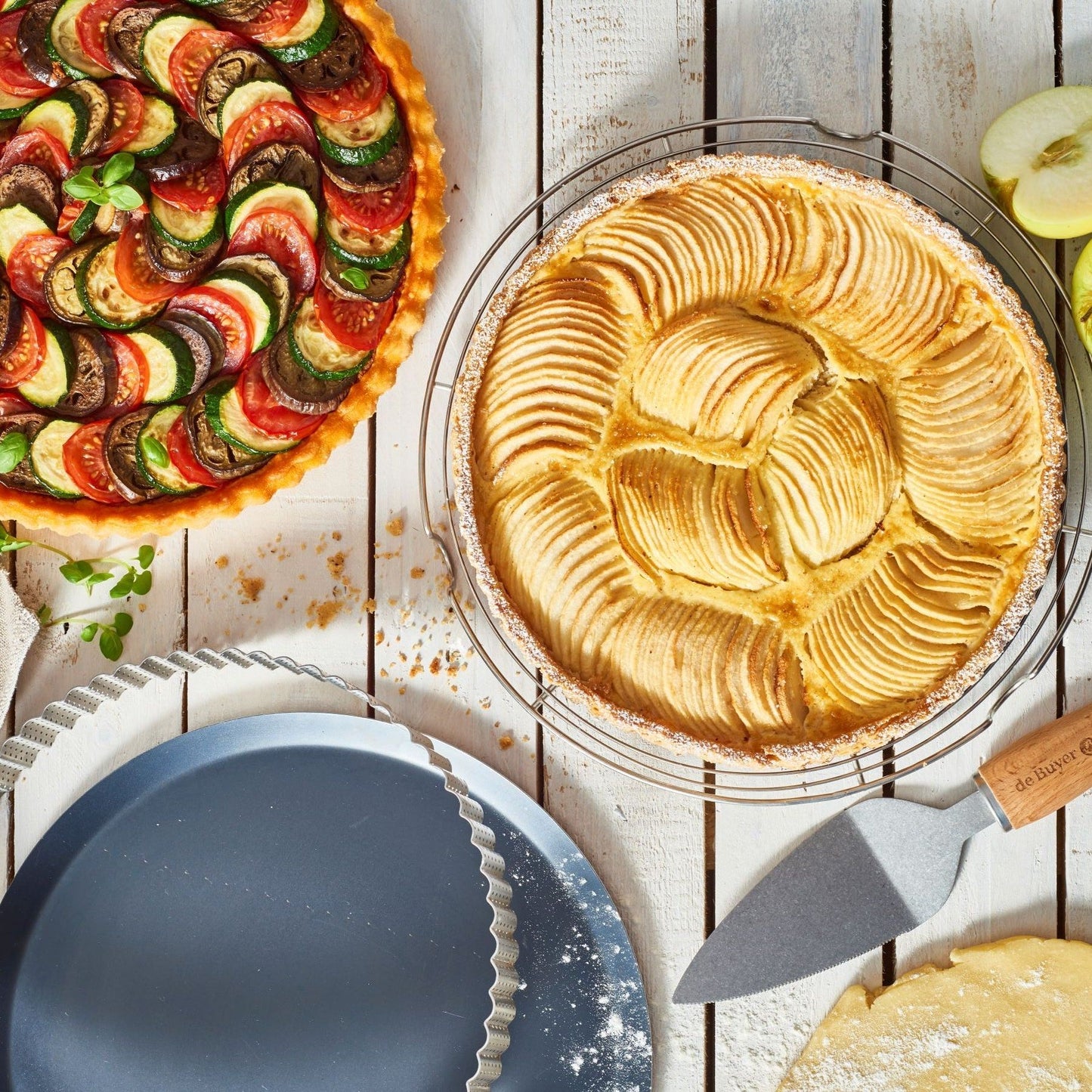 Home Baking Box 4-Piece Set for Pies & Tarts