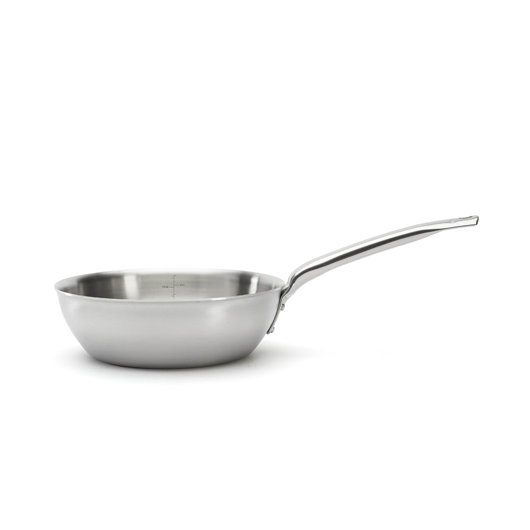 ALCHIMY 3-ply Stainless Steel Rounded Sauté Pan