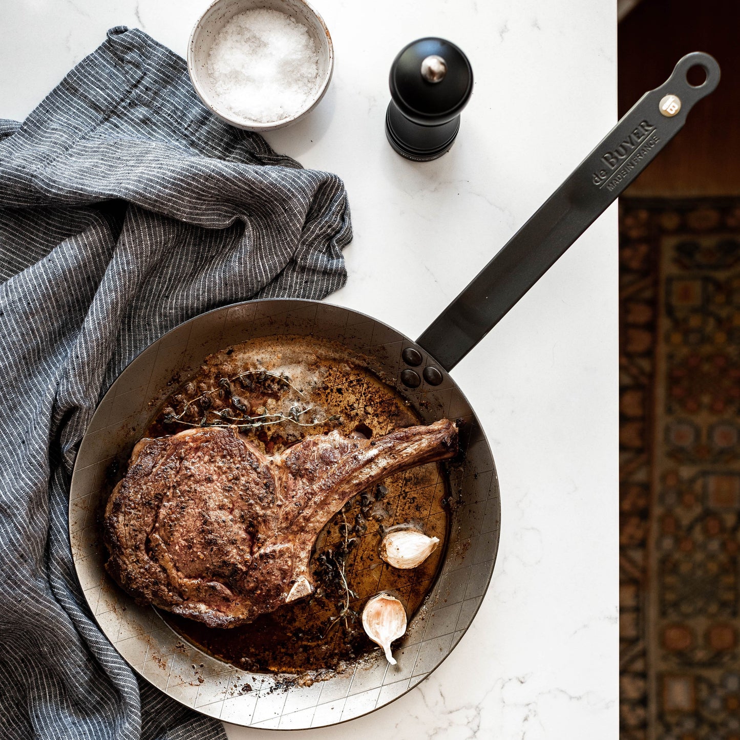 MINERAL B Carbon Steel Steak Pan