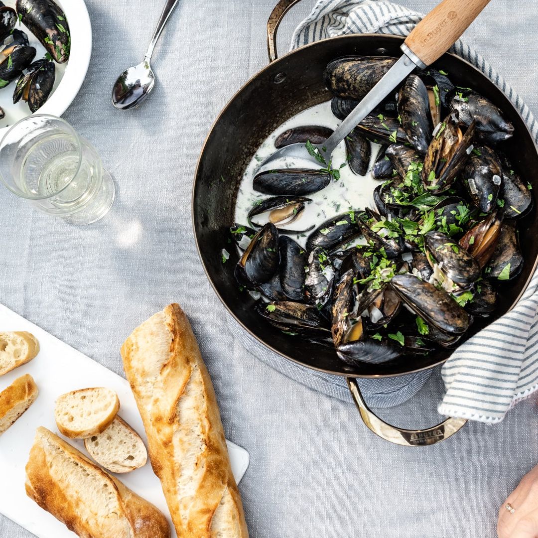 MINERAL B Carbon Steel Country Fry Pan 2 Handles