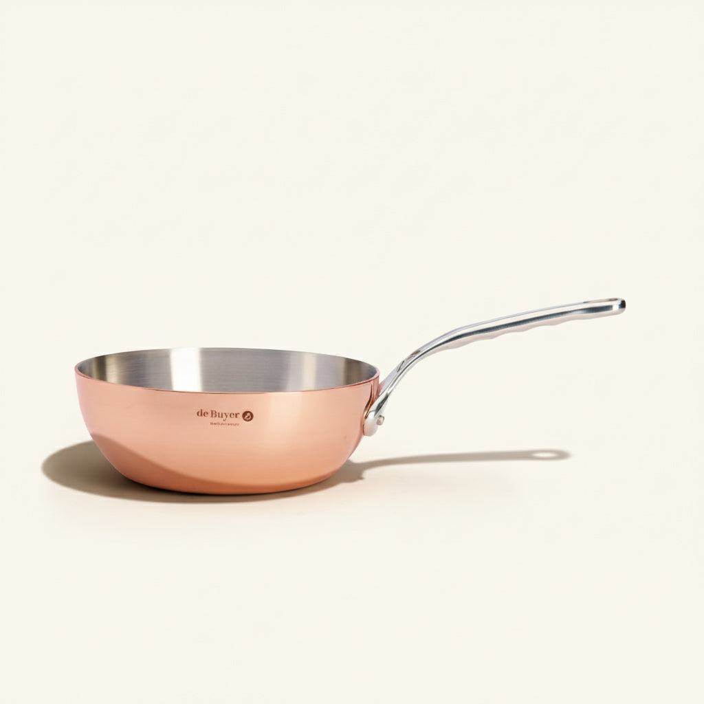 PRIMA MATERA Copper Conical Sauté Pan | de Buyer USA