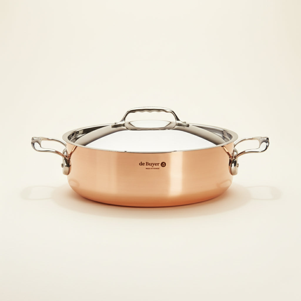 PRIMA MATERA Copper Sauteuse Pan