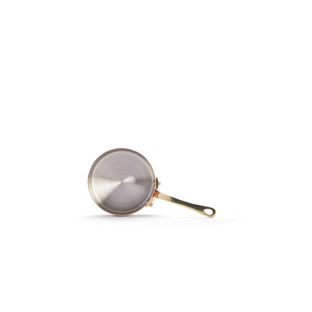 INOCUIVRE SERVICE Copper Saucepan with Brass Handle