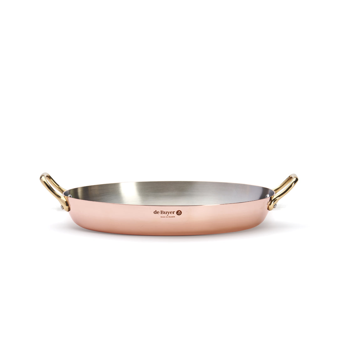 INOCUIVRE SERVICE Copper Oval Pan