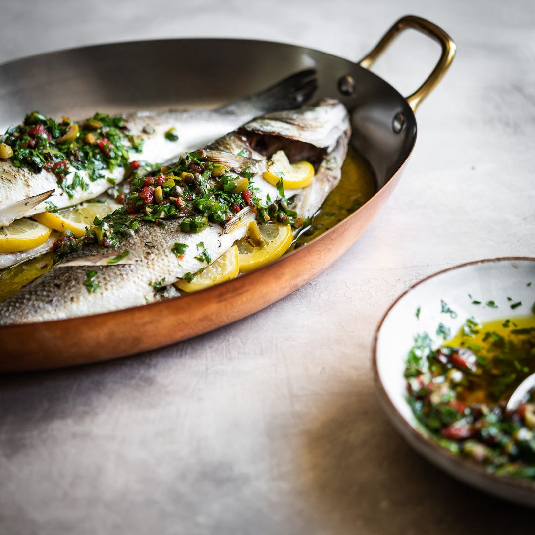 INOCUIVRE SERVICE Copper Oval Pan