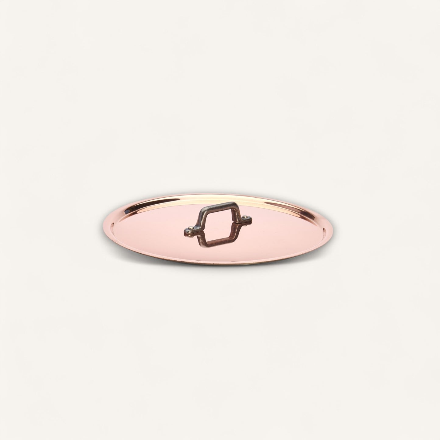 Copper Lid with Cast Iron Handle - for Inocuivre Tradition Copper Collection