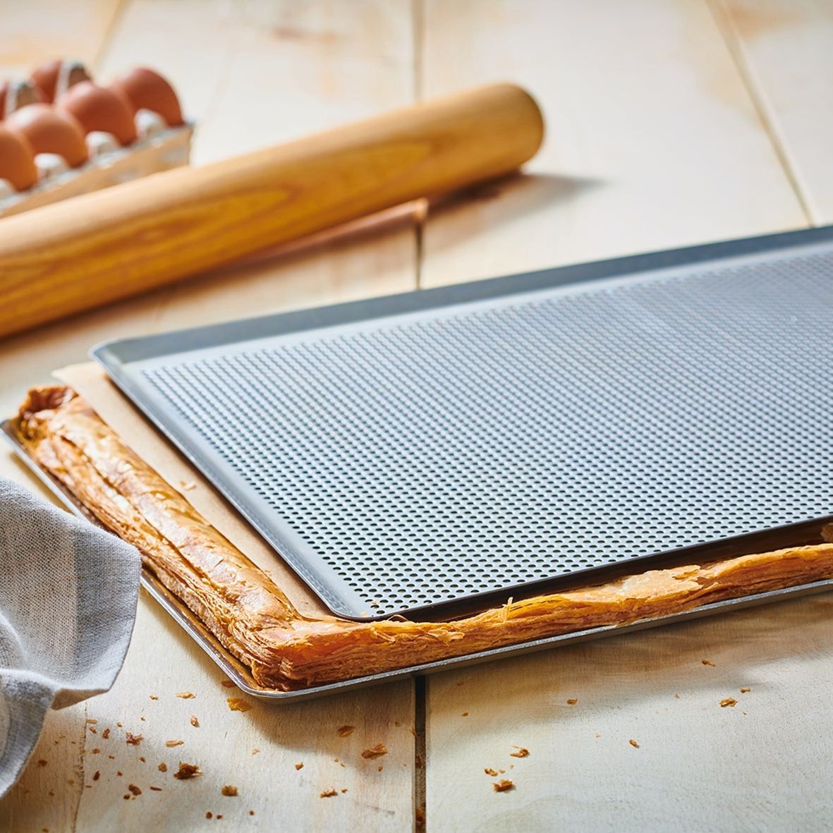 Perforated Aluminum Baking Sheet