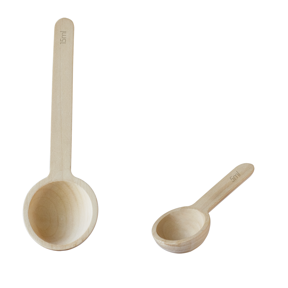Wood Measuring Spoon Set
