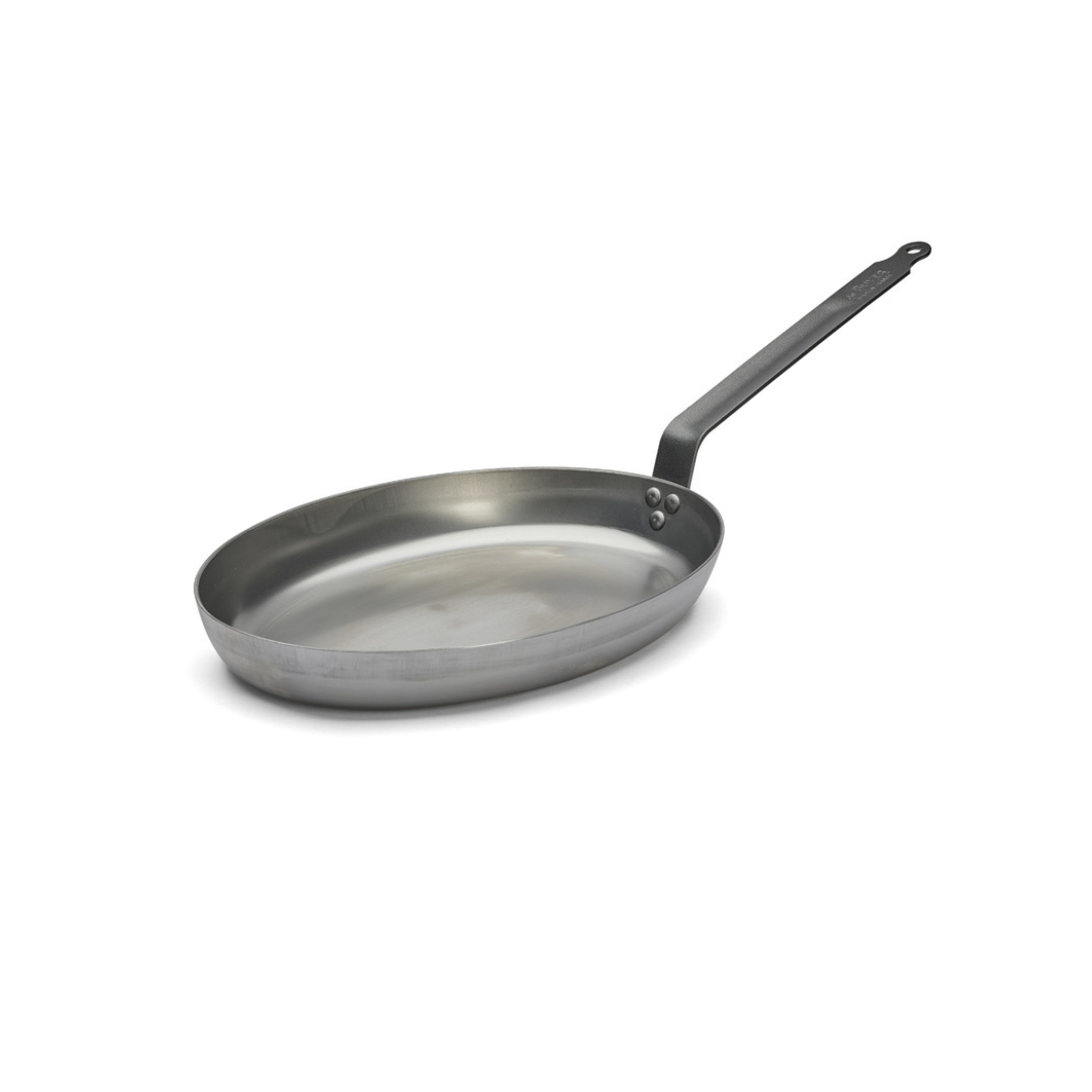 CARBONE PLUS Carbon Steel Oval Fish Pan
