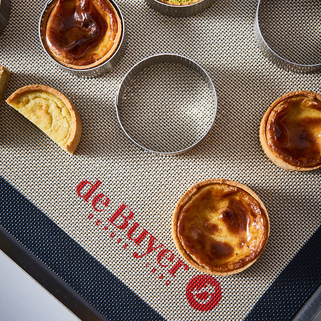 Perforated Round Tart Ring 6pc Set - 1.4"H