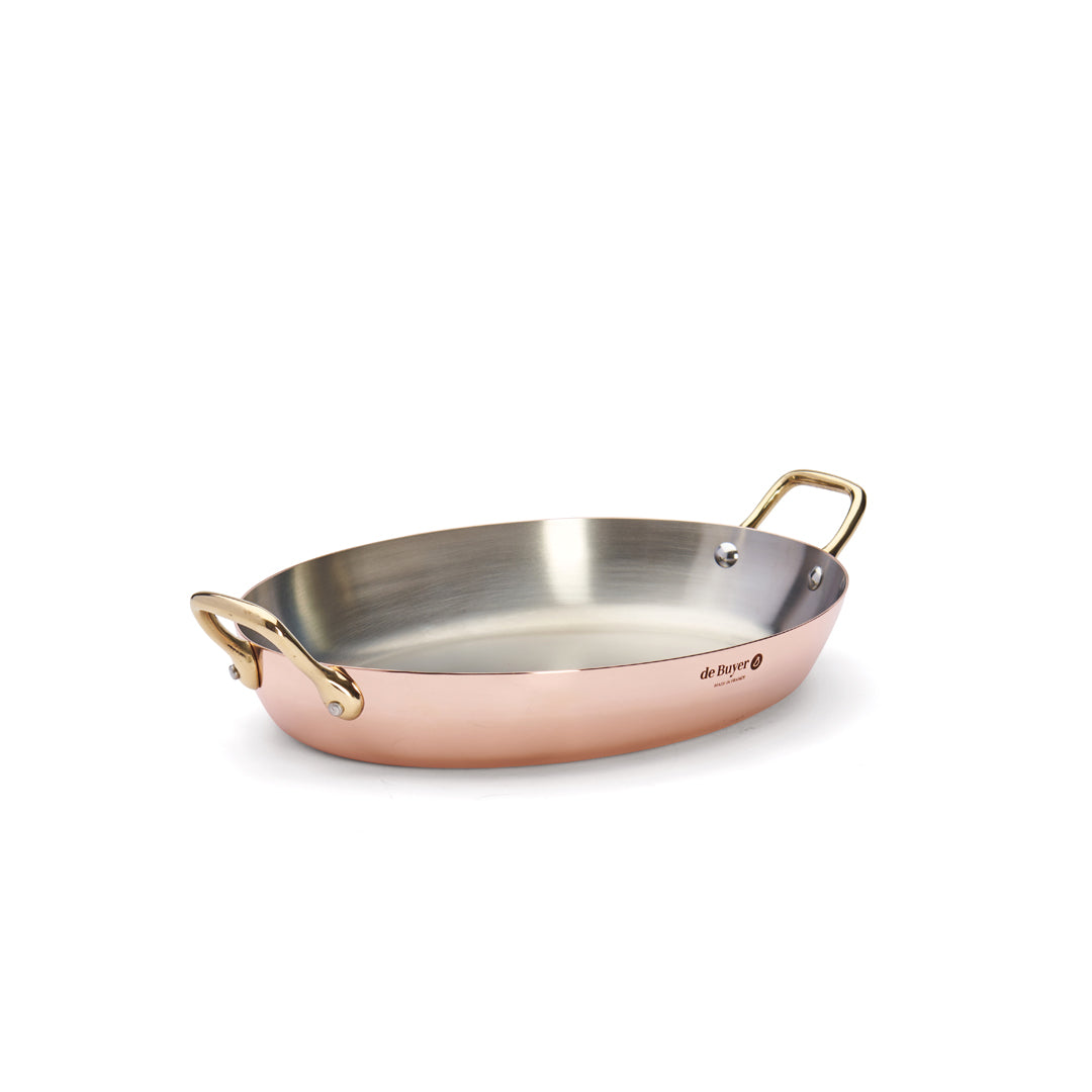 INOCUIVRE SERVICE Copper Oval Pan