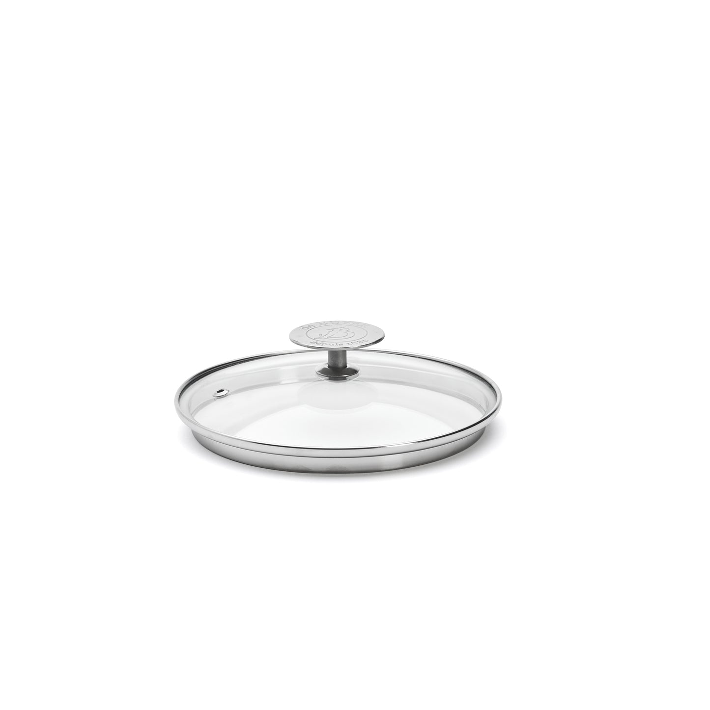 Glass Lid with Stainless Steel Knob, Tall Rim