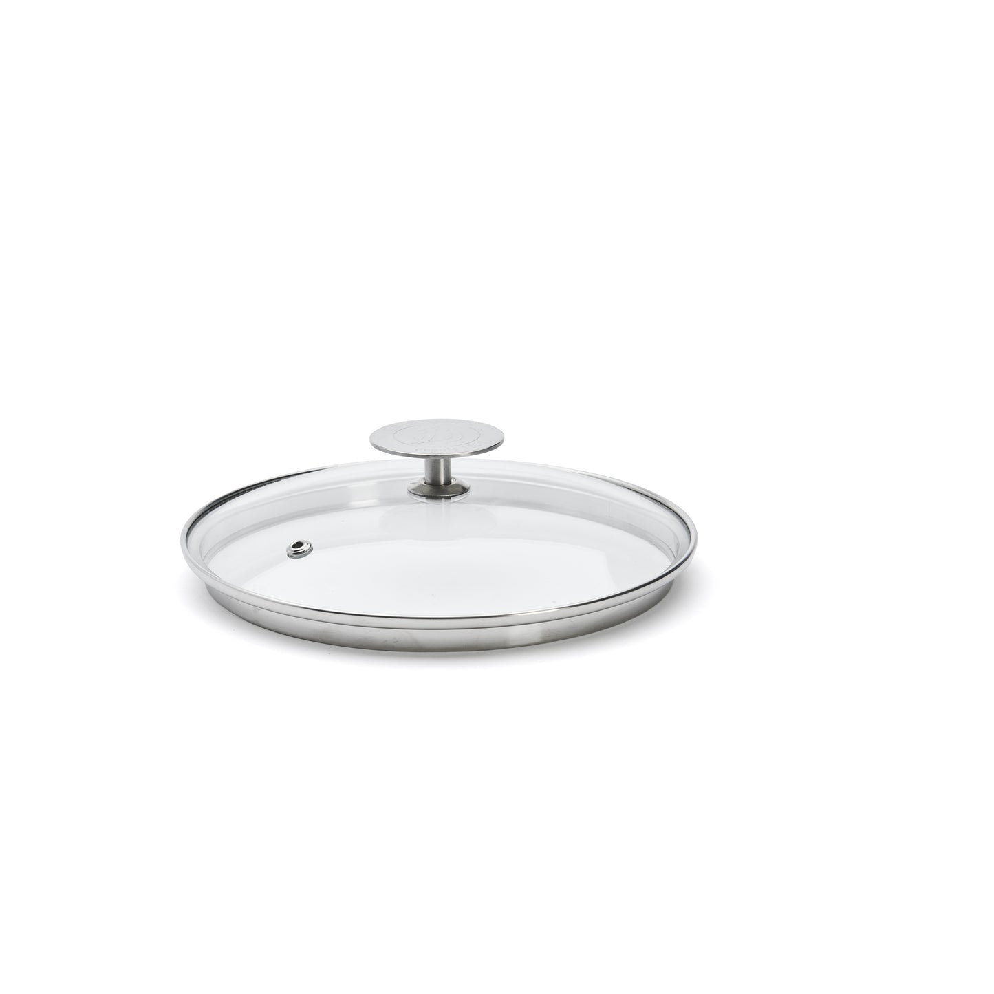Glass Lid with Stainless Steel Knob, Tall Rim
