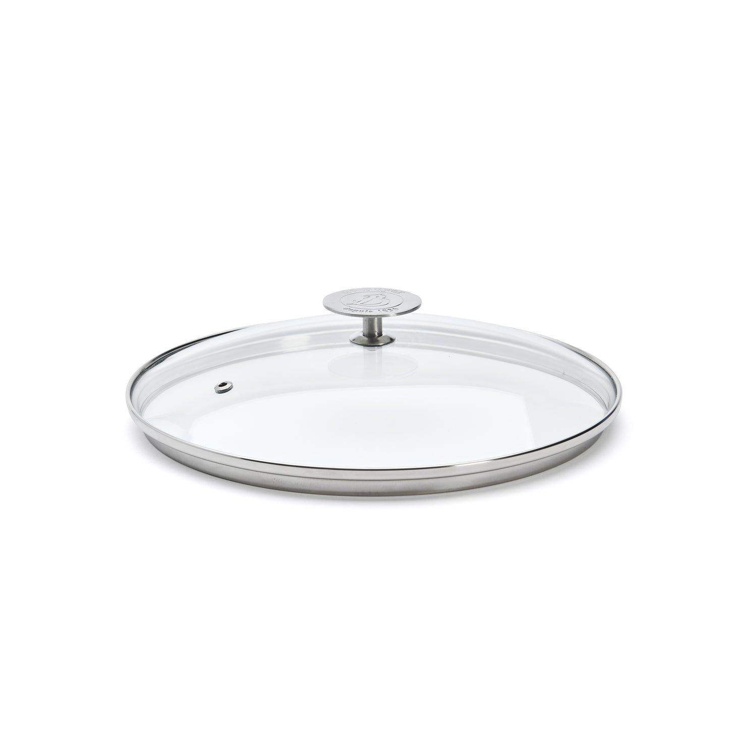 Glass Lid with Stainless Steel Knob, Tall Rim