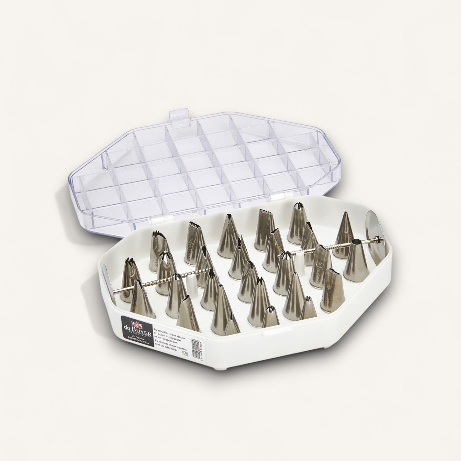 Miniature Tips Set of 26 Small Decor Tips 2114.20 | de Buyer USA