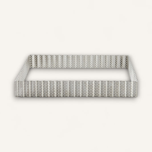 Perforated Fluted Square Tart Ring