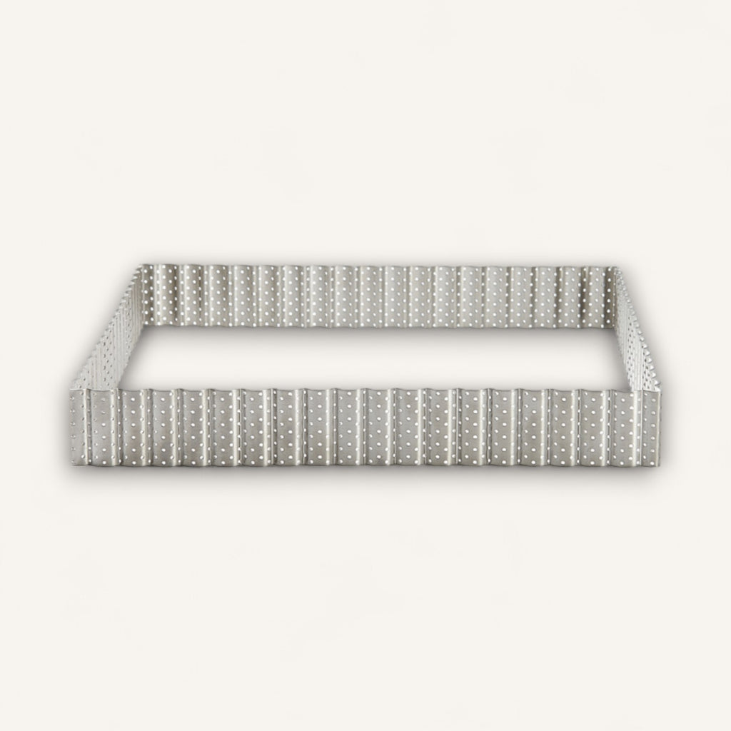 Perforated Fluted Square Tart Ring
