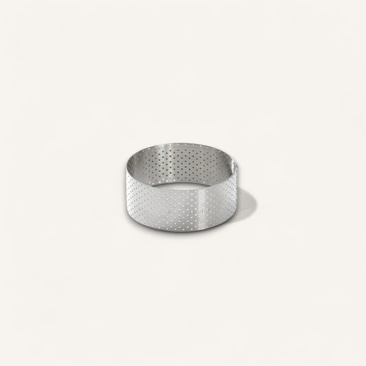 Perforated Round Tart Ring Height 1.4"
