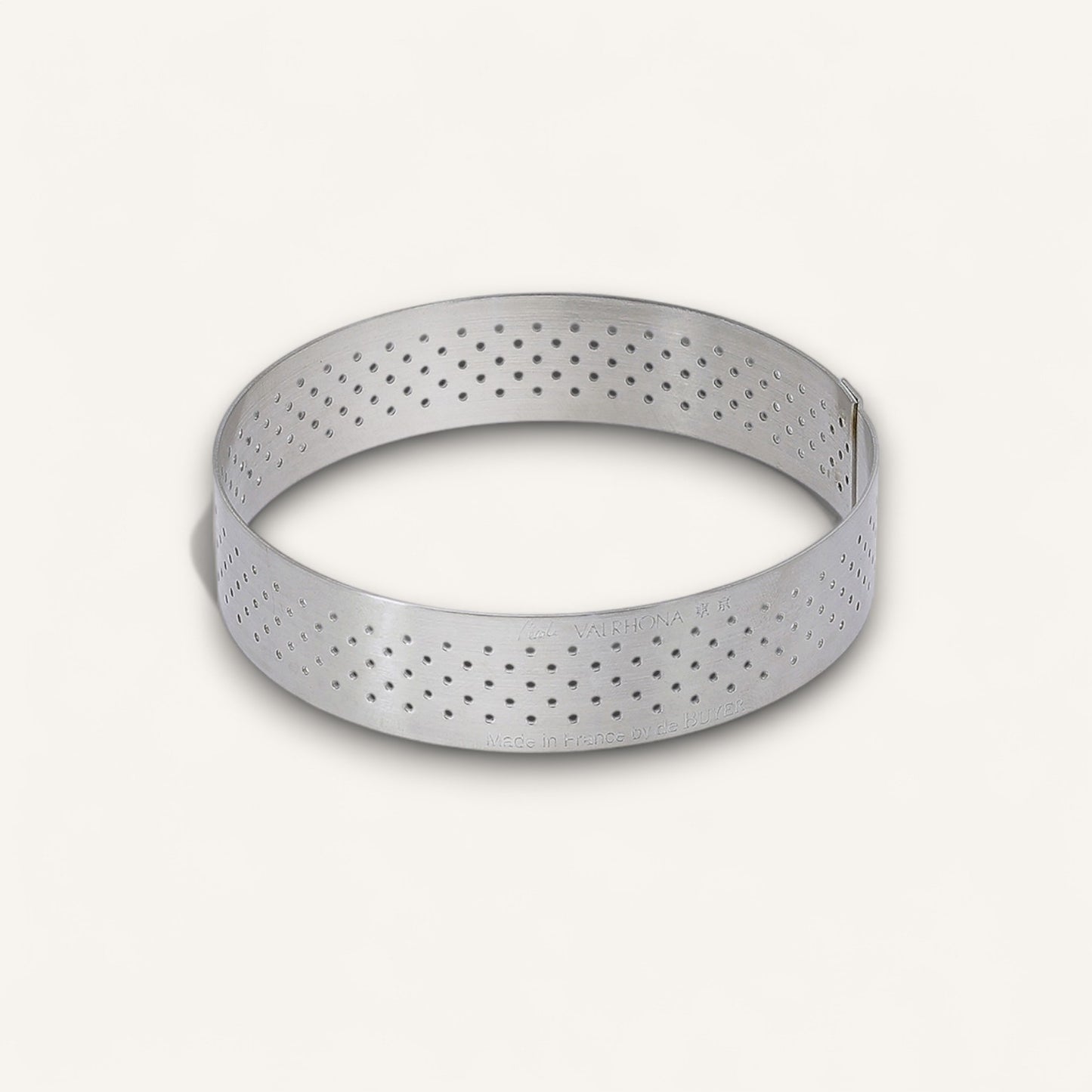 Perforated Round Tart Ring Height 0.8"
