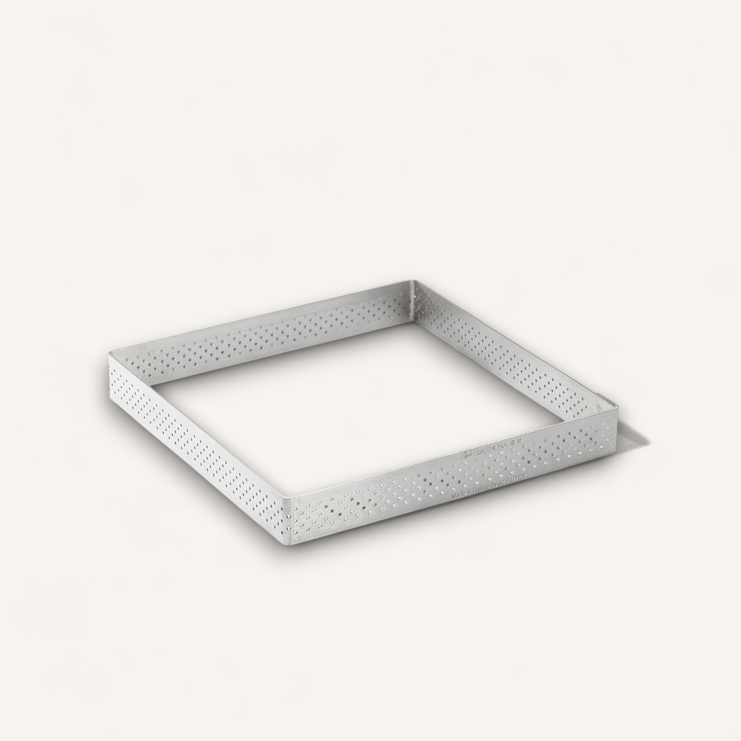 Perforated Square Tart Ring Height 0.8"