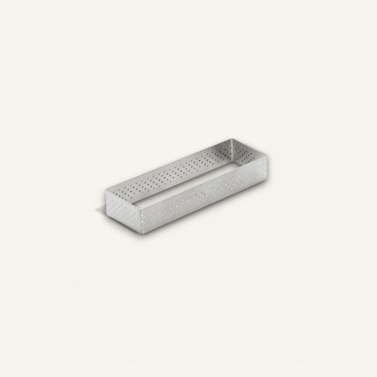 Perforated Rectangular Tart Ring Height 0.8"