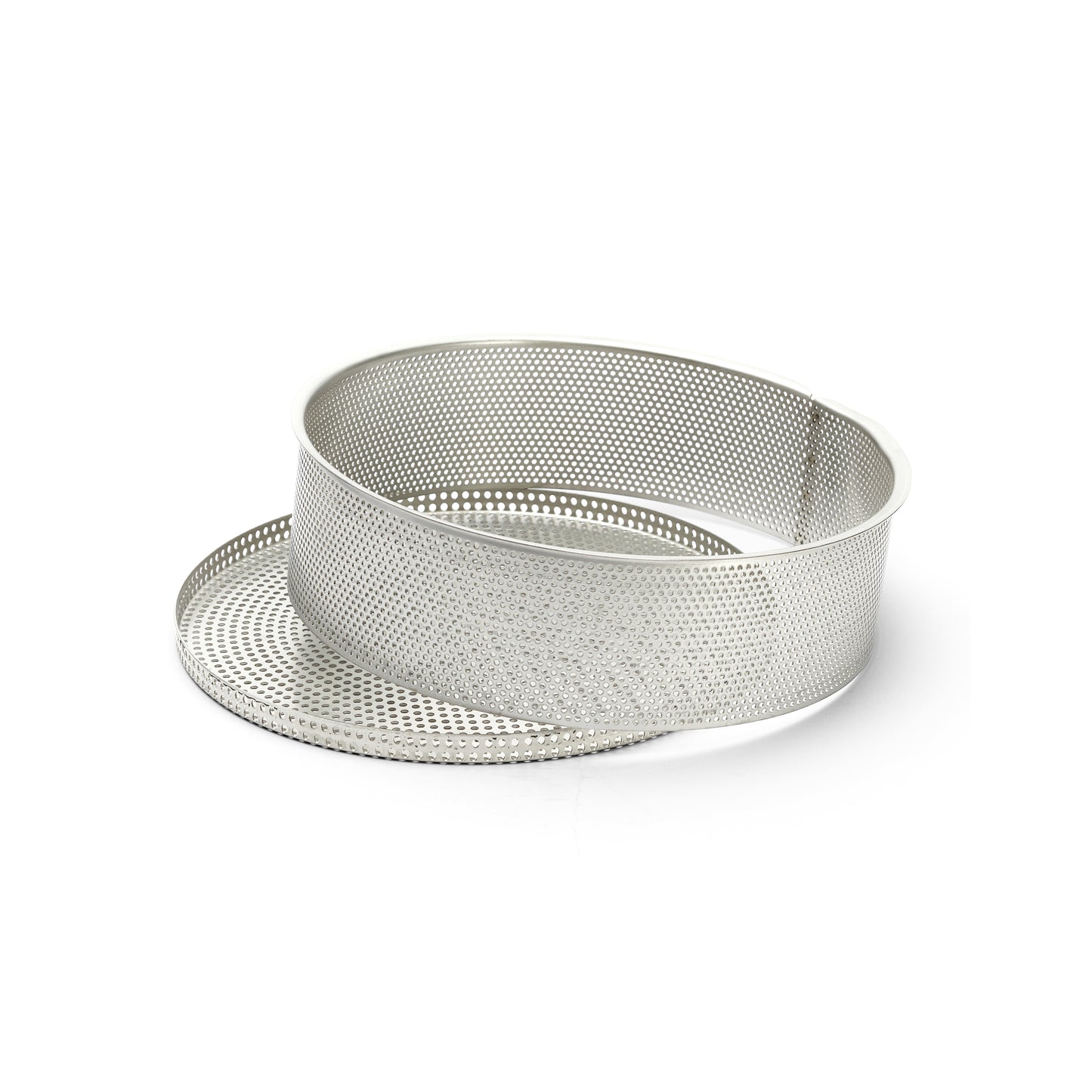 Stainless Steel Perforated Cheesecake Mold With Removable Base