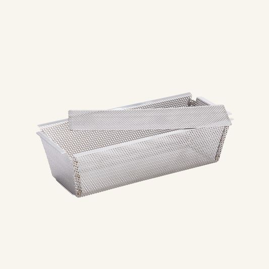 Stainless Steel Perforated Cake/Bread Mold With Removable Base