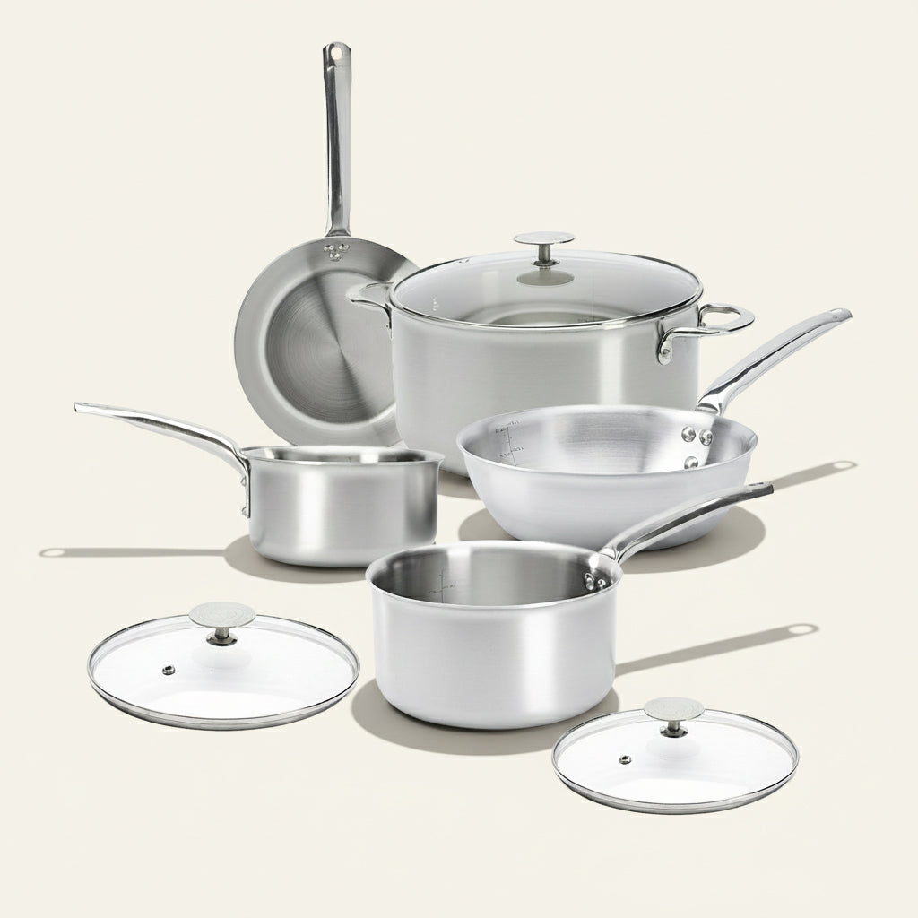 ALCHIMY 3-ply Stainless Steel Cookware Set 9 Pieces