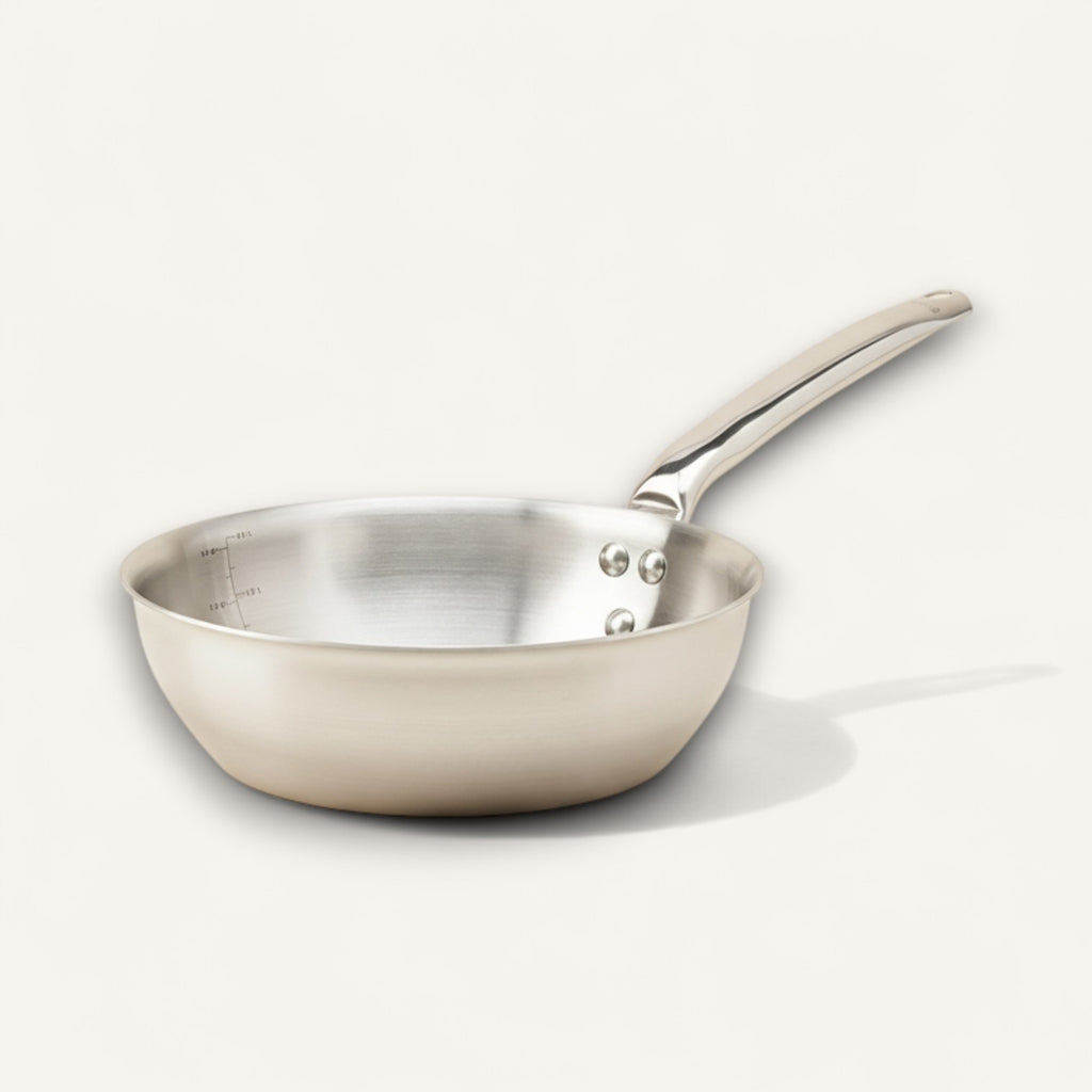 ALCHIMY 3-ply Stainless Steel Rounded Sauté Pan