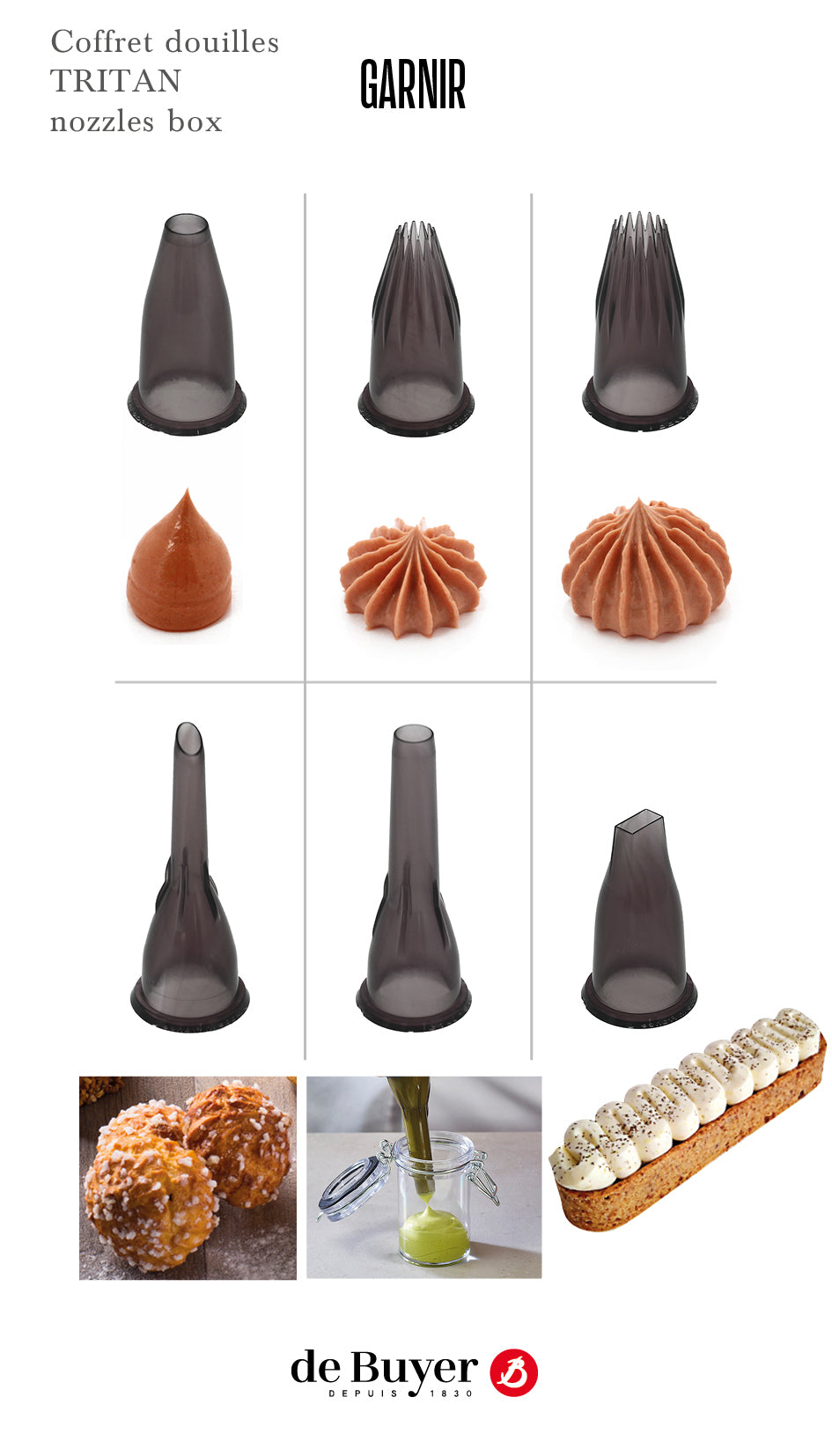 LE TUBE Filling 6 Tips