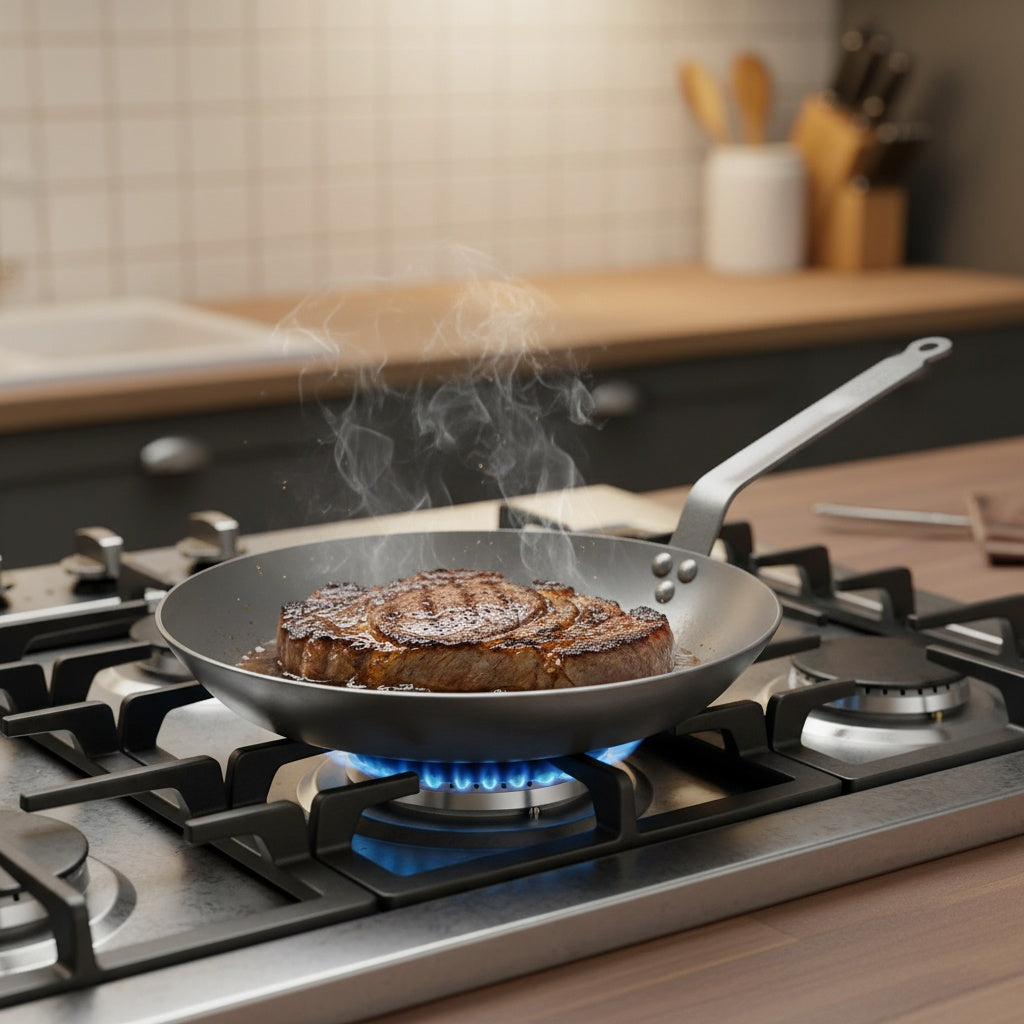 CARBONE PLUS Carbon Steel Fry Pan