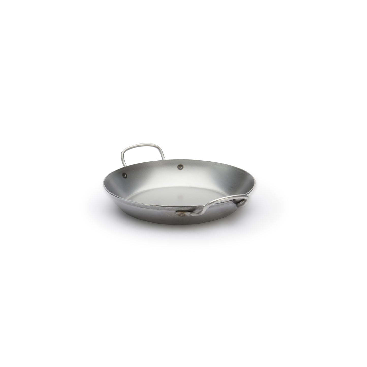 CARBONE PLUS Carbon Steel Rounded Fry Pan - Double Handles