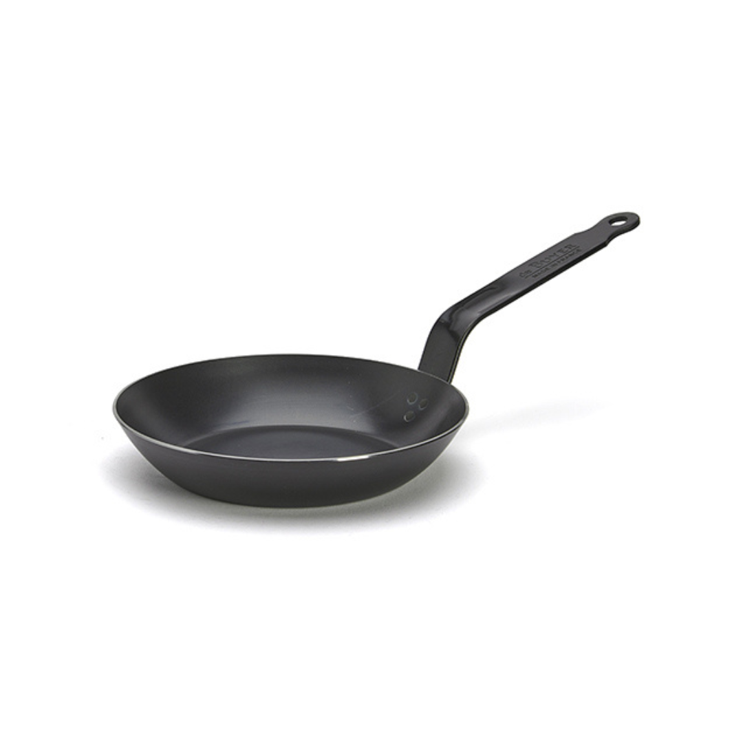 Blue Carbon Steel Complete Fry Pan Set