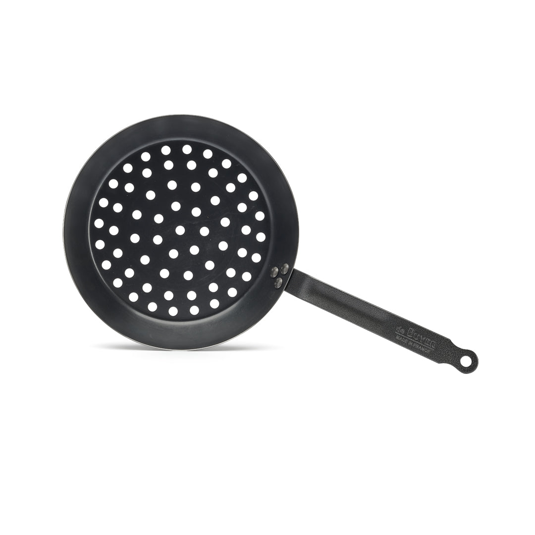 Blue Carbon Steel Perforated Grill Pan - IMPERFECT