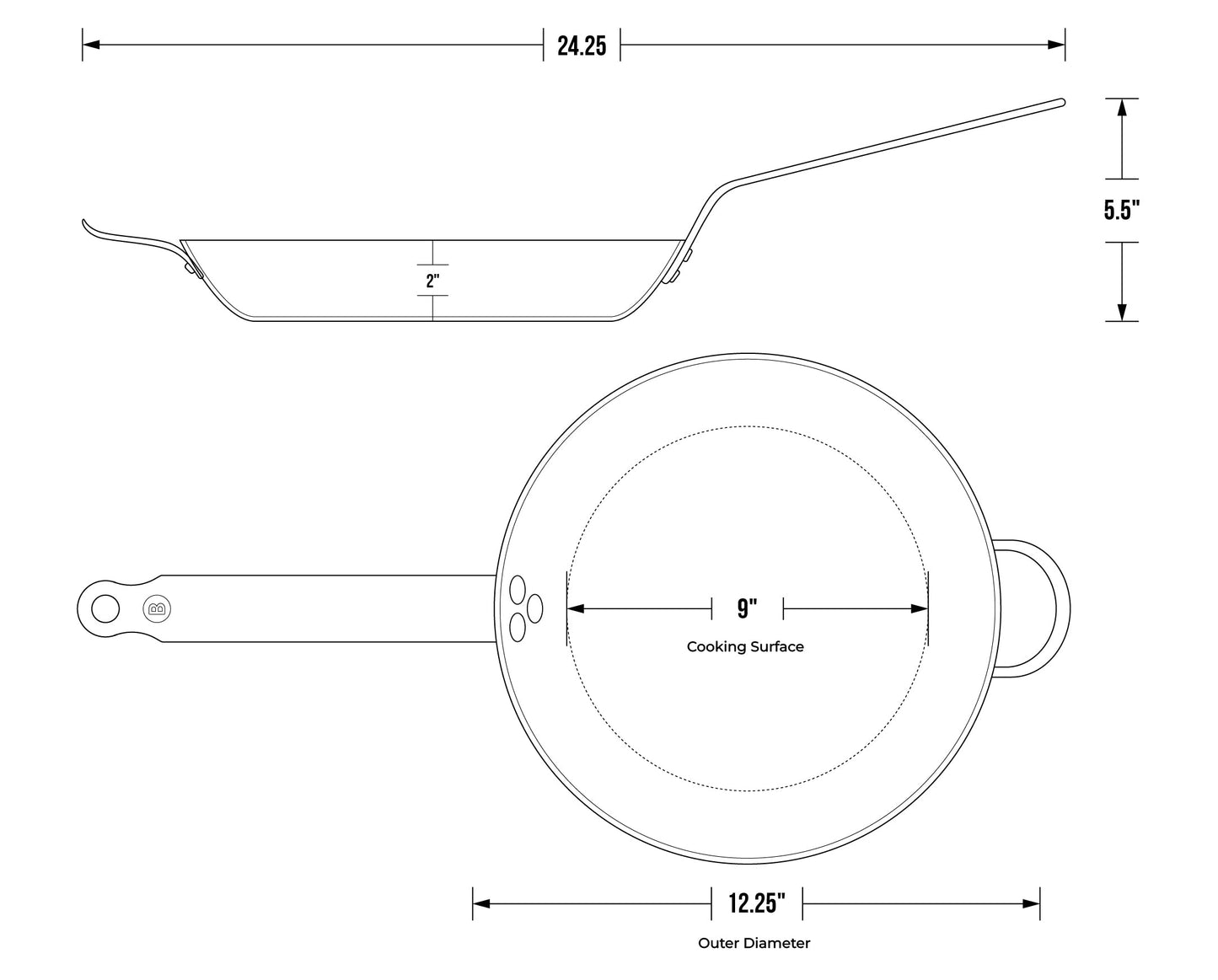 Mineral B Classic Complete Fry Pan Set