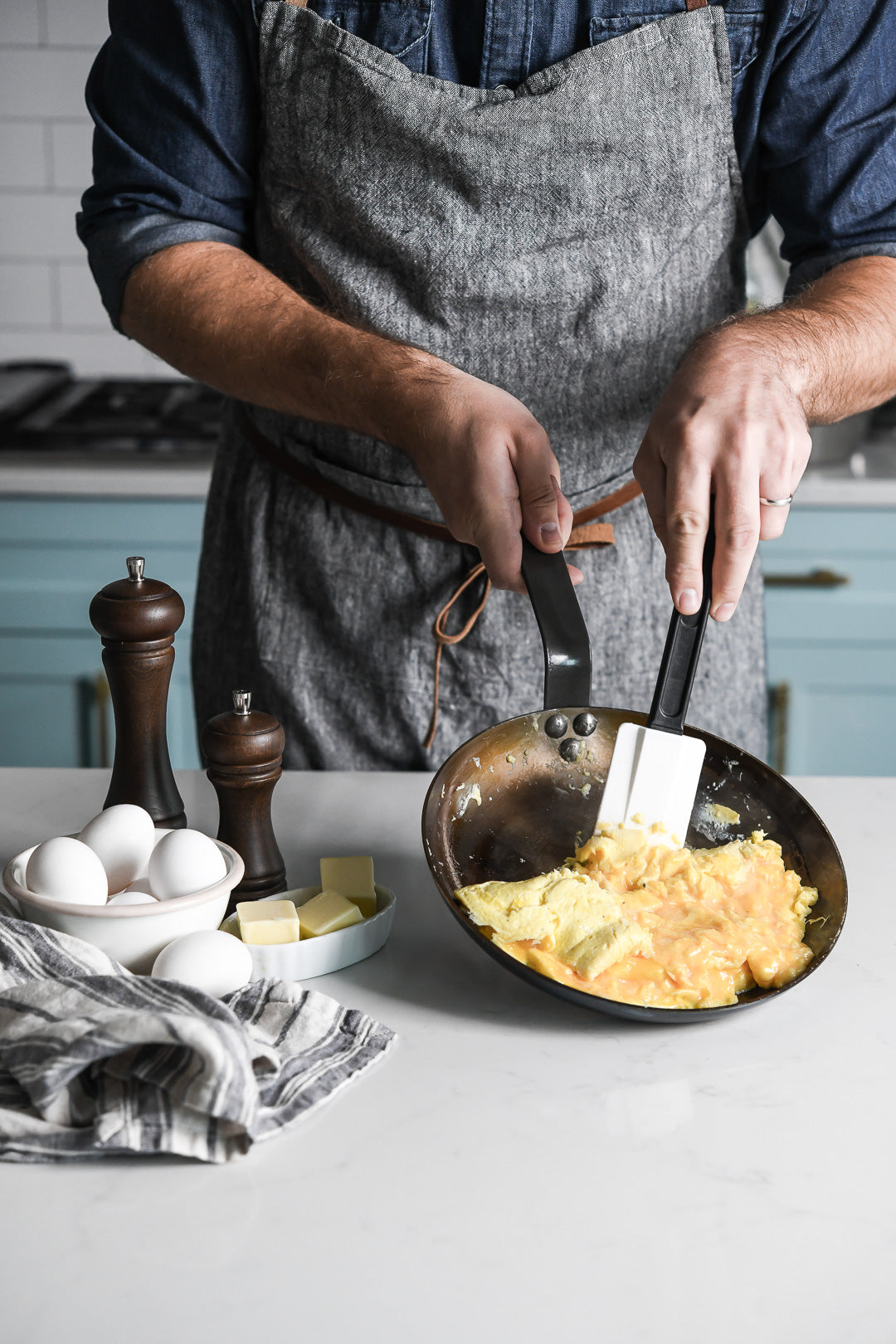 MINERAL B Carbon Steel Omelette Pan - IMPERFECT