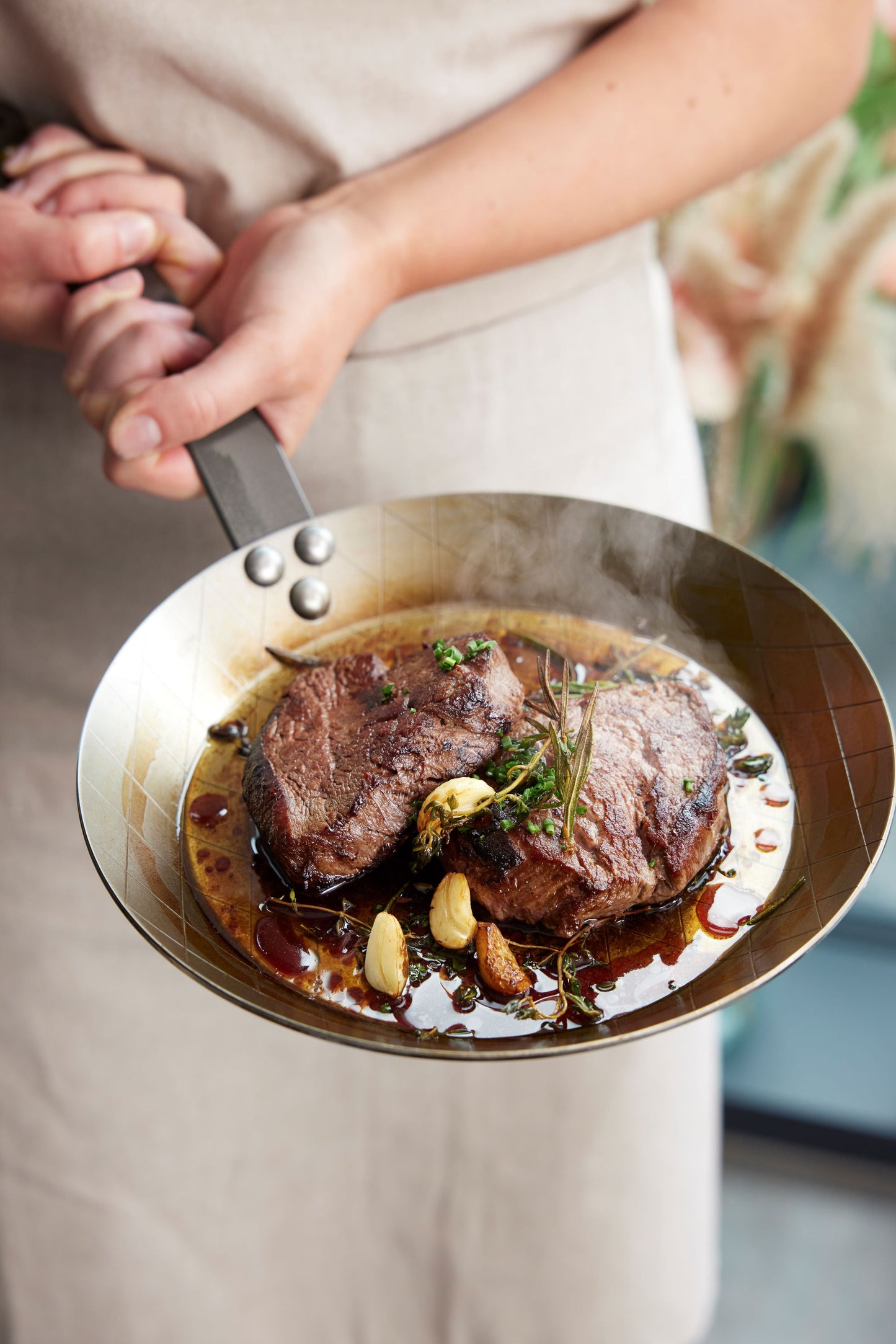 MINERAL B Carbon Steel Steak Kit