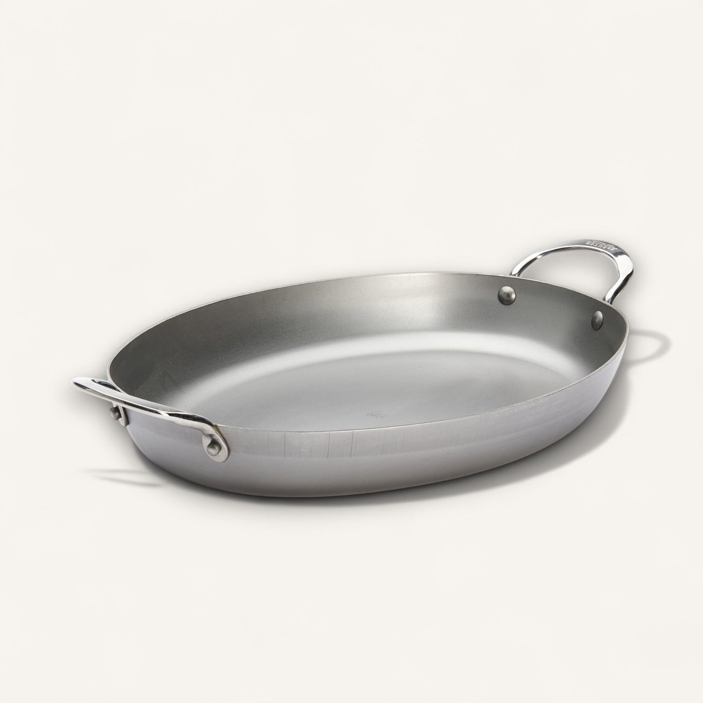 MINERAL B Carbon Steel Oval Roasting Pan
