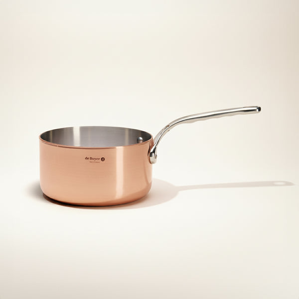 Prima Matera 6.25-Inch Copper Stainless Steel Saute Pan – Handmade In France, Works On Induction - View #3