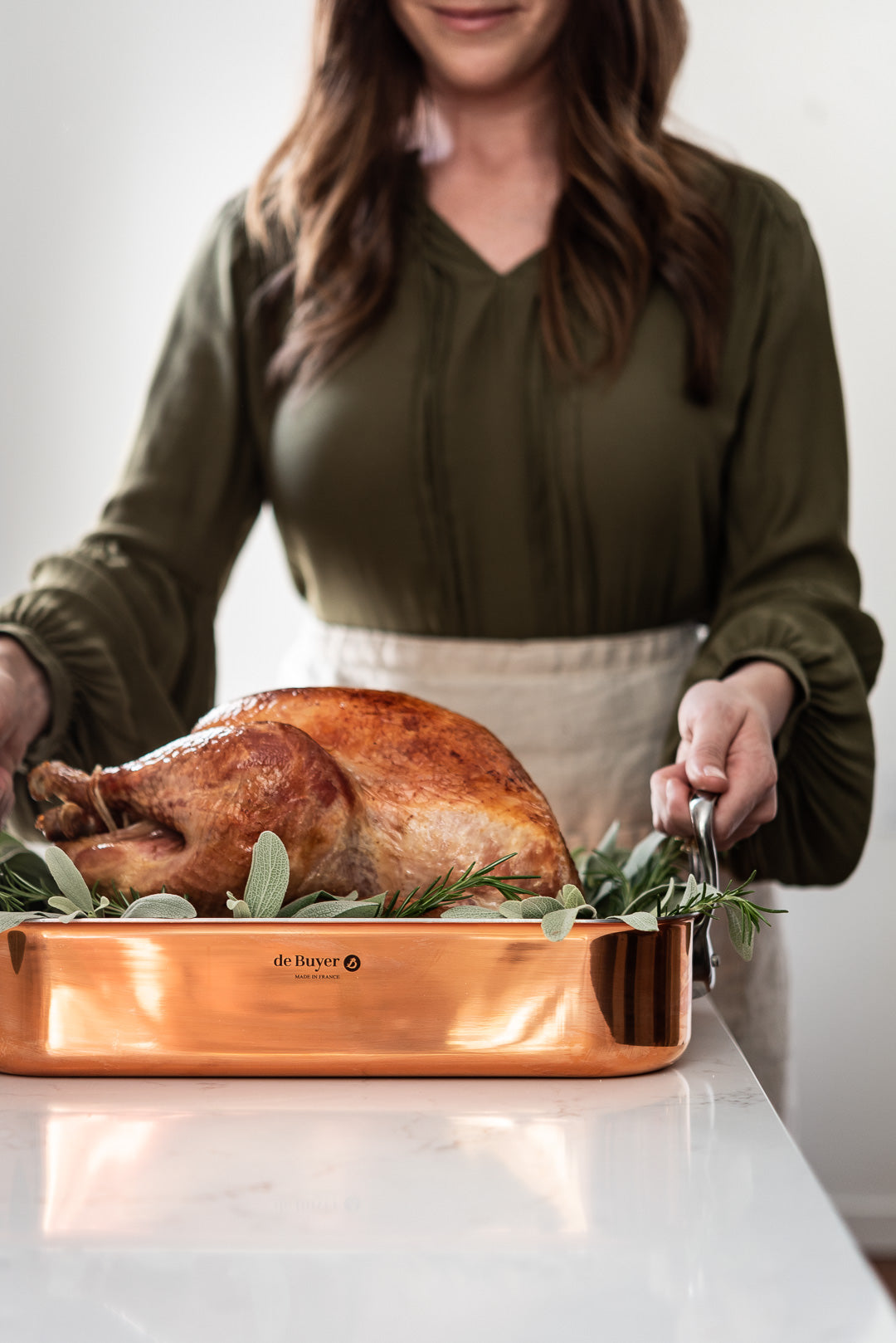 Prima Matera Copper Roasting Pan