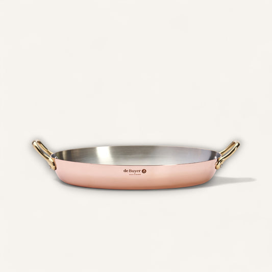 INOCUIVRE SERVICE Copper Oval Pan