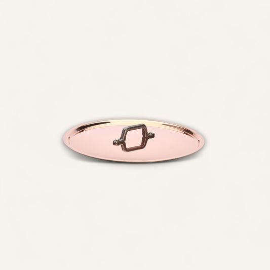 Copper Lid with Cast Iron Handle - for Inocuivre Tradition Copper Collection