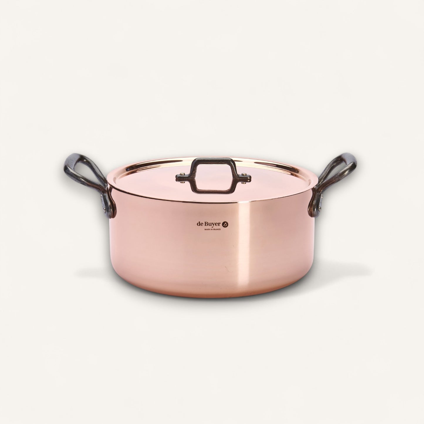 INOCUIVRE TRADITION Copper Stew Pan with Lid