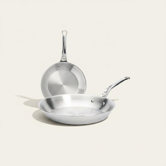 AFFINITY 5-ply Stainless Steel Fry Pan Value Set - 2 Pieces