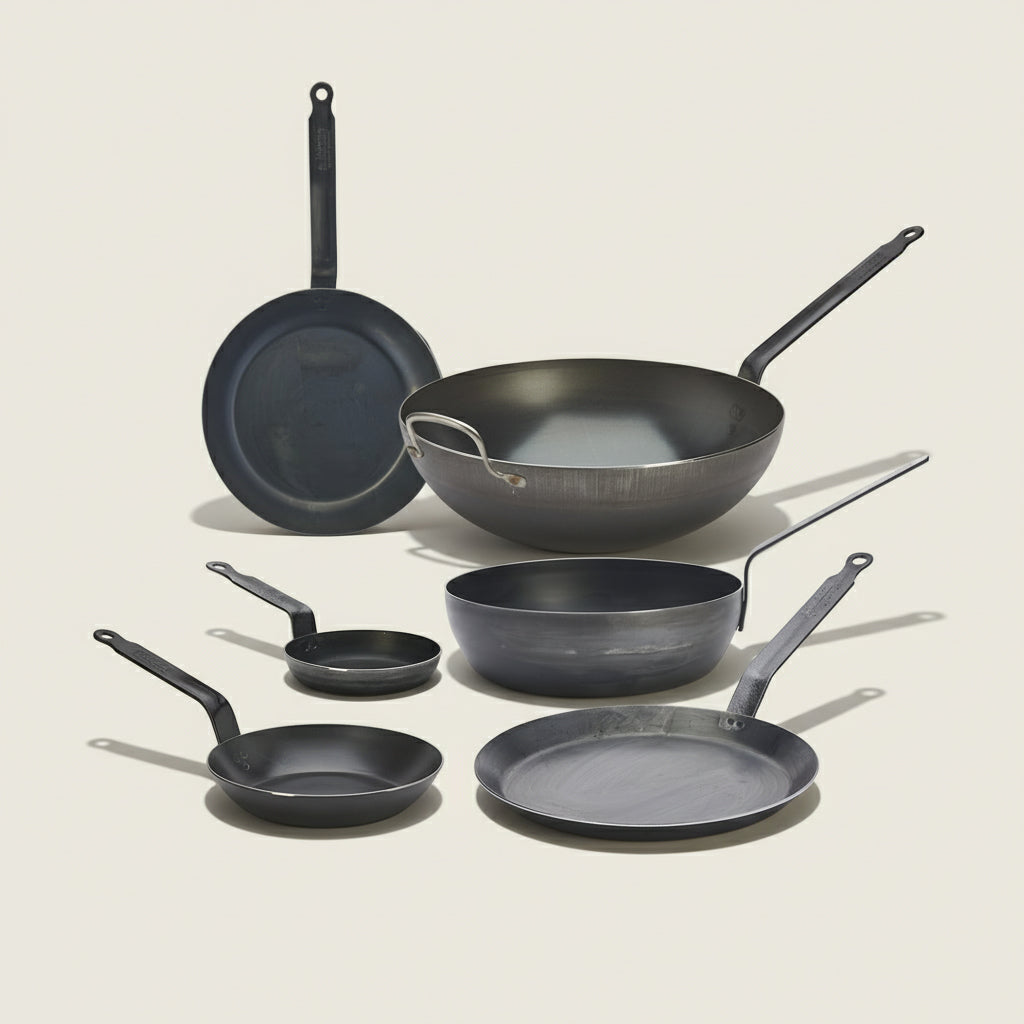 Blue Carbon Steel Master Chef Set