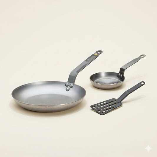 MINERAL B Classic Carbon Steel Ultimate Egg Kit