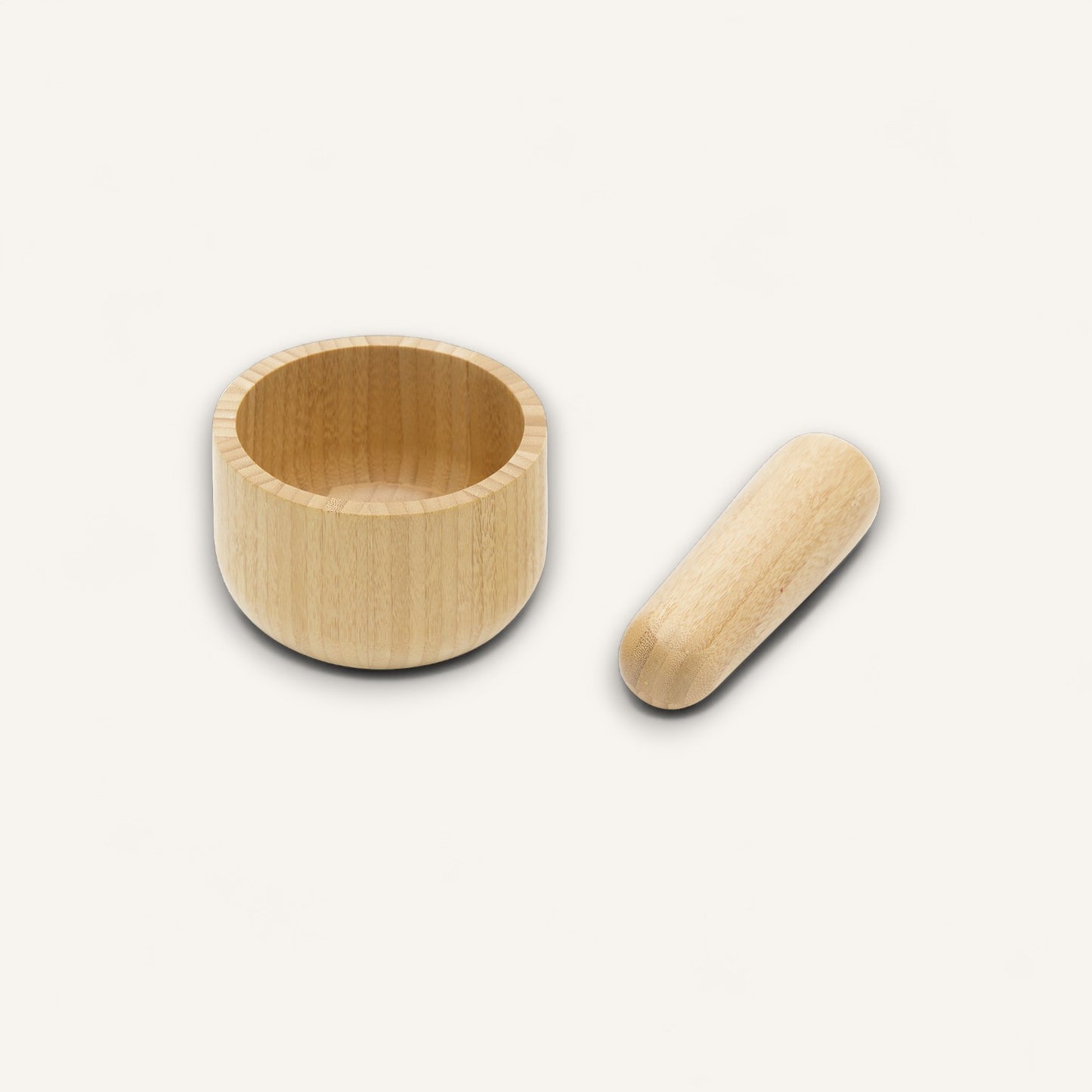 Wooden Mortar and Pestle Set