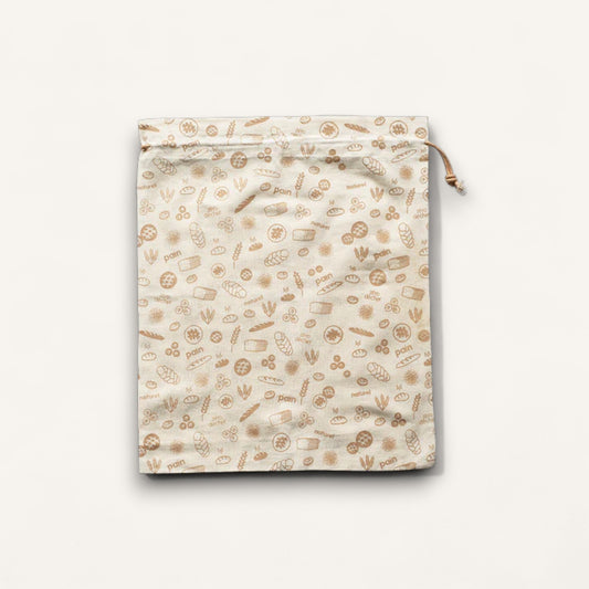 Organic Cotton Bread Loaf Bag