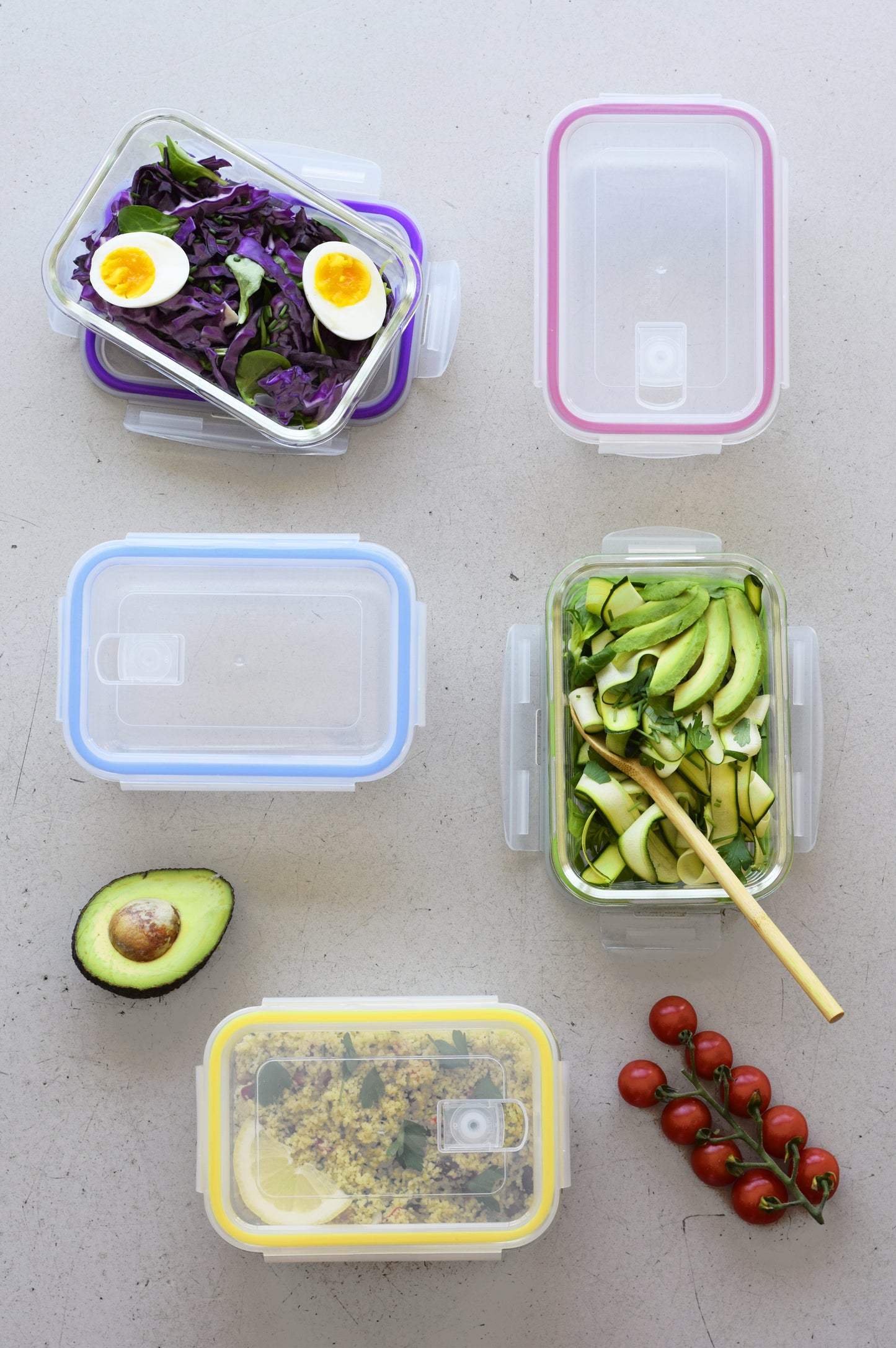 Glass Food Storage Containers  10-piece Set